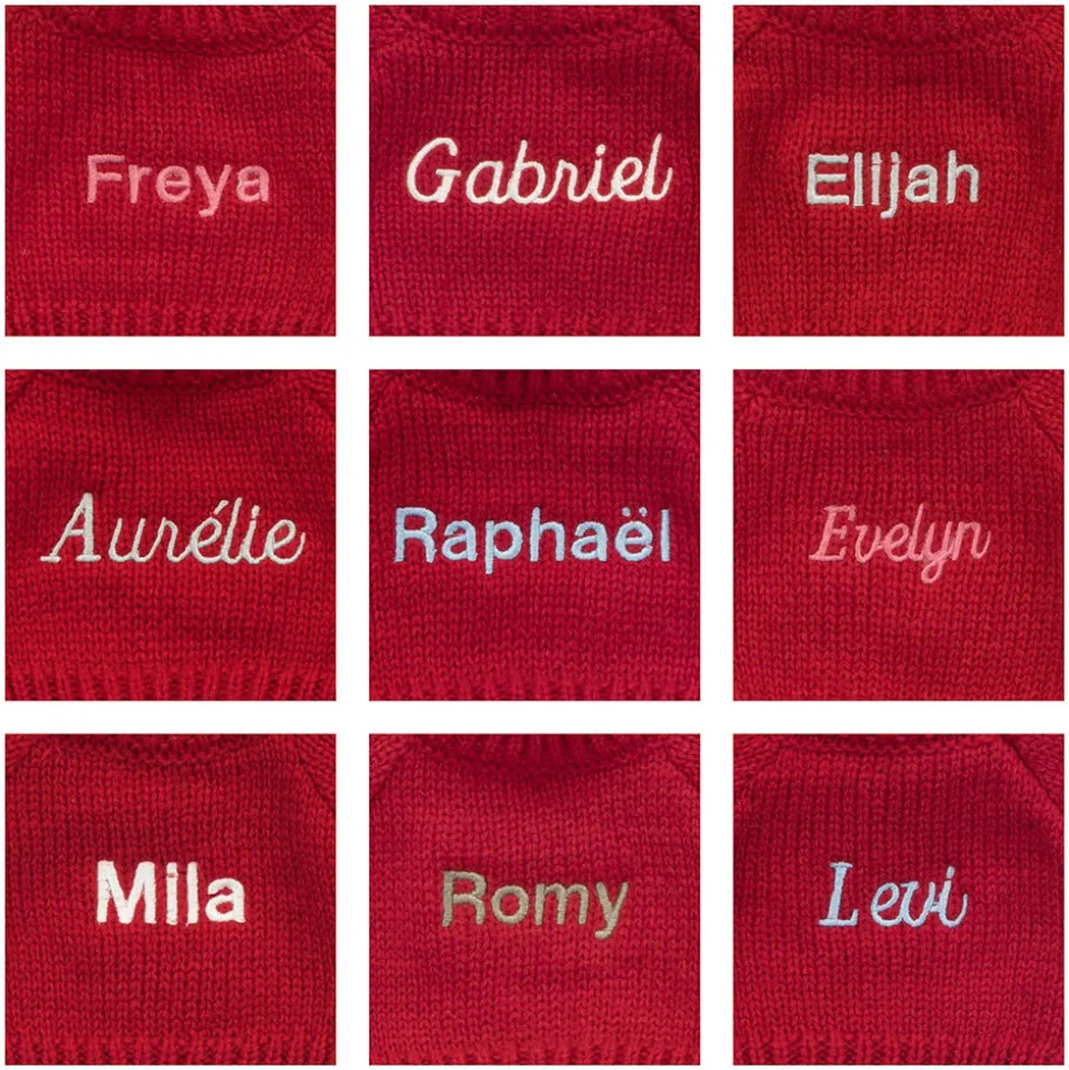 Bashful Cream Kitten with Personalised Red Jumper