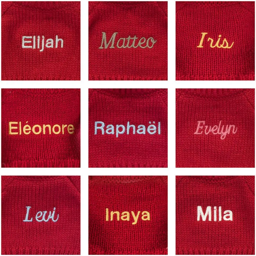 Bashful Luxe Bunny Willow with Personalised Red Jumper