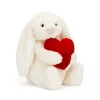 Bashful Red Love Heart Bunny