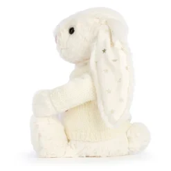 Bashful Twinkle Bunny with Personalised Cream Jumper