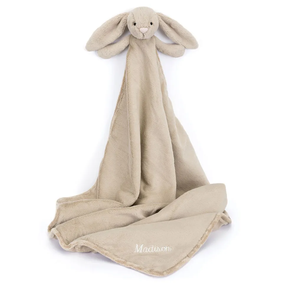 Personalised Bashful Beige Bunny Blankie
