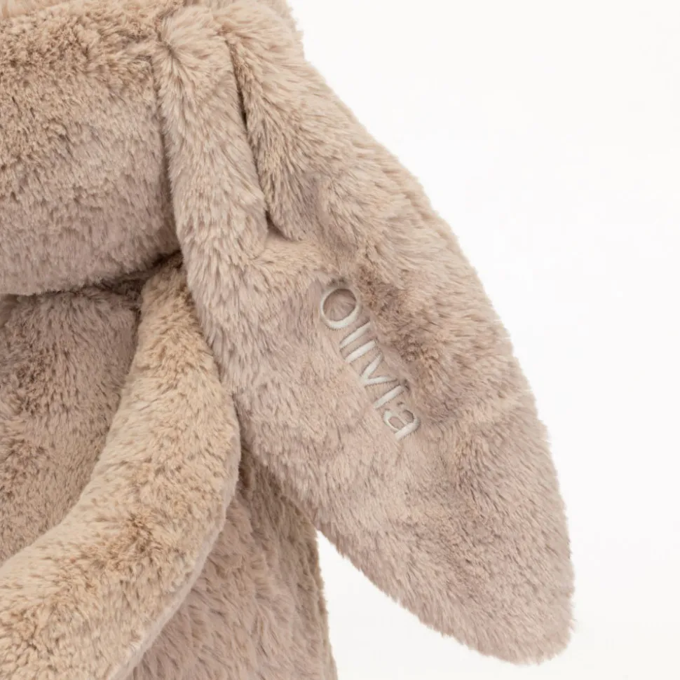 Personalised Bashful Beige Bunny Huge