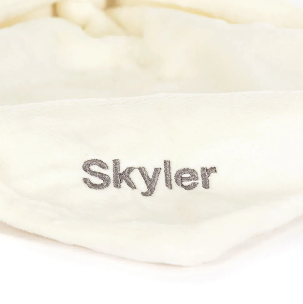 Personalised Bashful Cream Bunny Soother