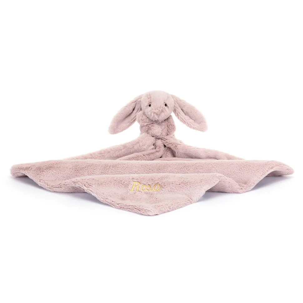 Personalised Bashful Luxe Bunny Rosa Soother