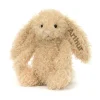 Personalised Bashful Luxe Bunny Curly Original