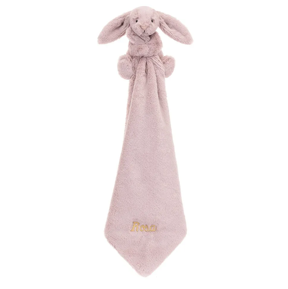 Personalised Bashful Luxe Bunny Rosa Soother